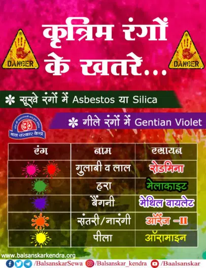 Side Effects of Chemical Holi Colours